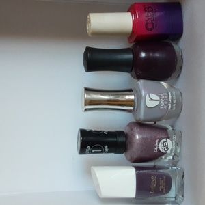 Bundle of 5 Purple Nail Lacquers